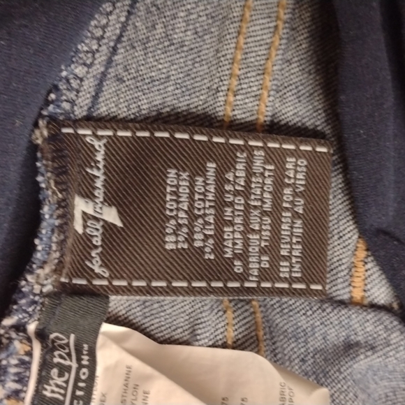 7 FOR ALL MANKIND - a pea in the pod secret fit belly maternity jeans size 27 - Picture 4 of 5